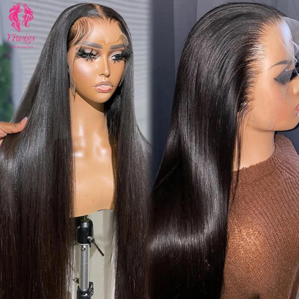HD Lace Front Wig – 100% Brazilian Human Hair, Straight