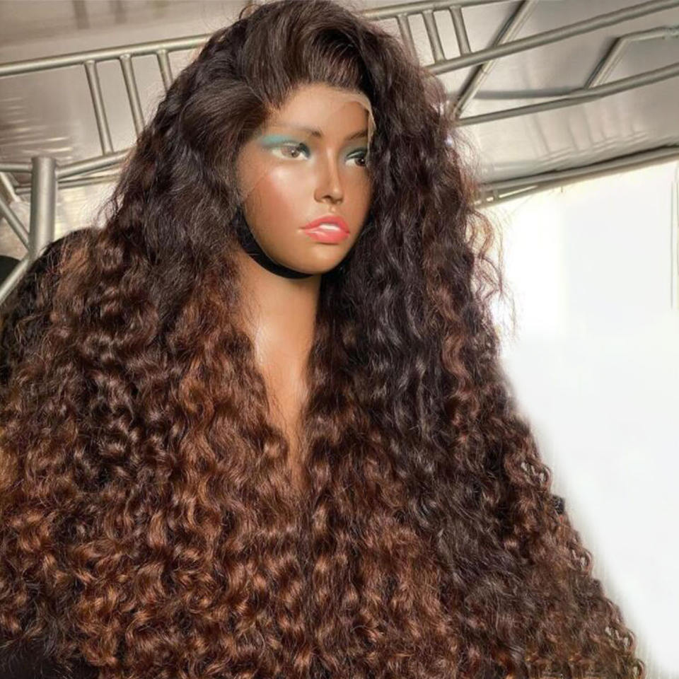 Vietnamese Human Hair Loose Curly Lace Front Wig